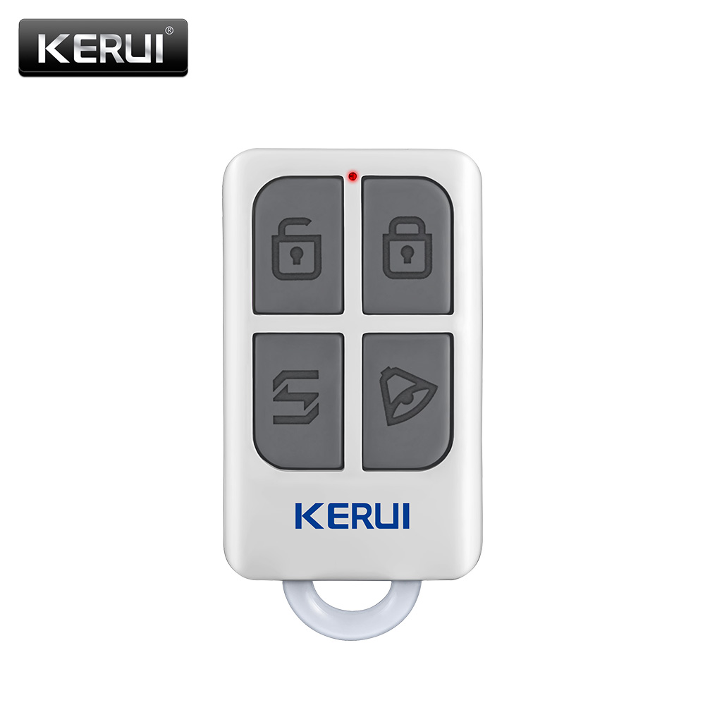 Home Security Systems Wireless - KERUI Draadloze krachtige draagbare afstandsbediening 4-knoppen