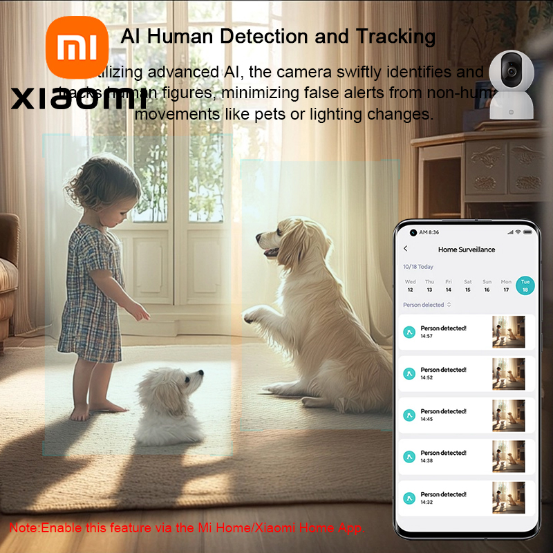 Home Security Camera Xiaomi Mi 360 - XIAOMI Home Security Intelligente Wifi-camera 2