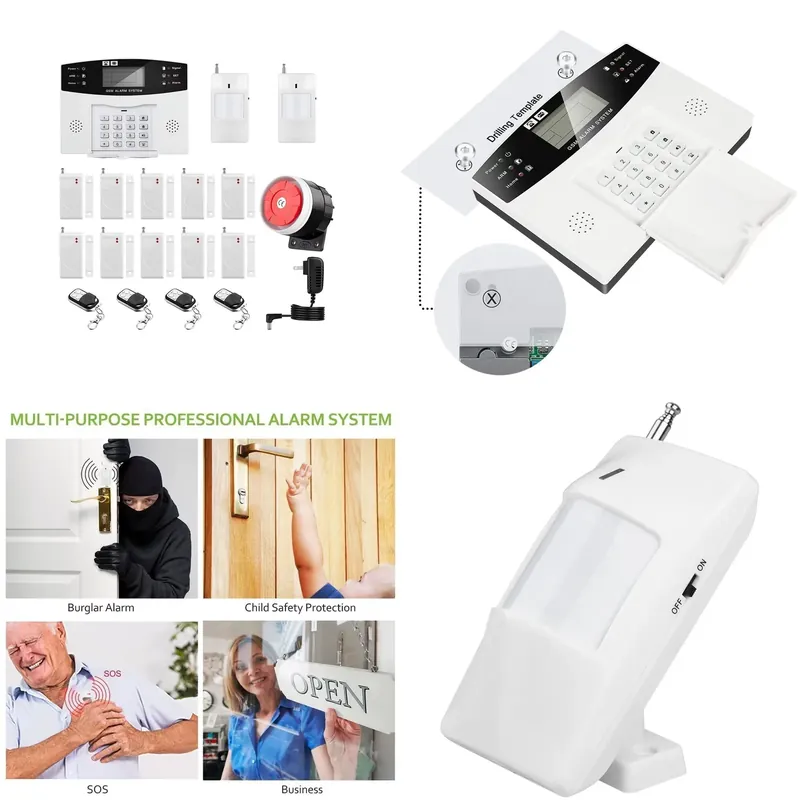 Home Security Systems Wireless - Huisinbraakalarmset Auto Dial 120dB Sirene Afstandsbediening