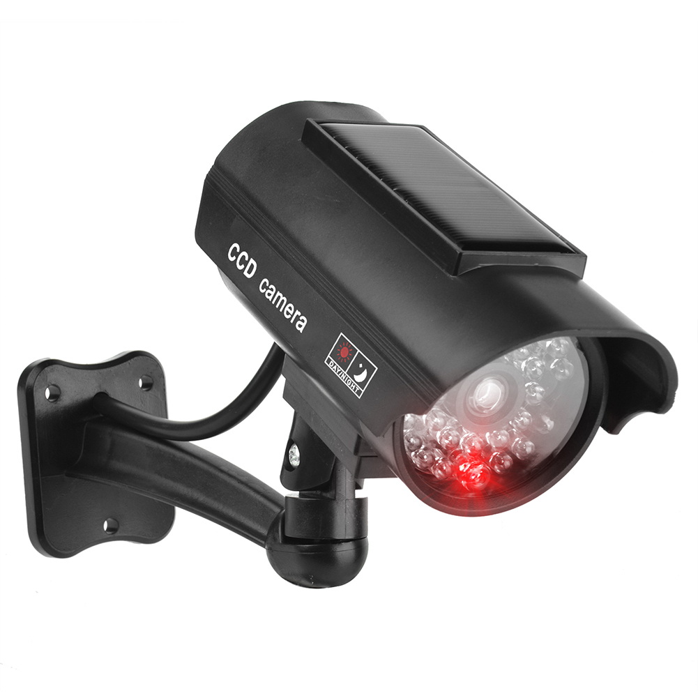 Fake Camera Dummy - Nep-CCTV-camera met knipperend rood LED-licht, een