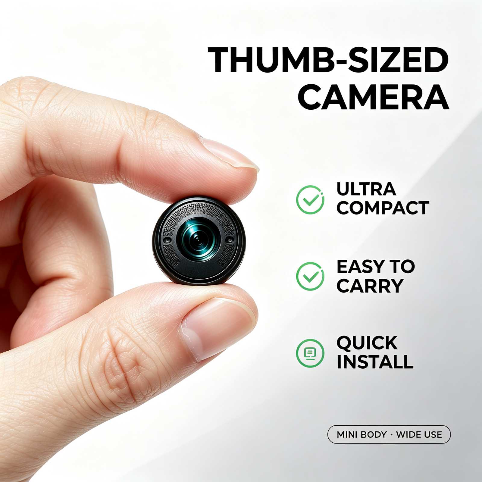 Home Security Wifi Camera - E9 Mini WiFi-beveiligingscamera, een kleine 4K