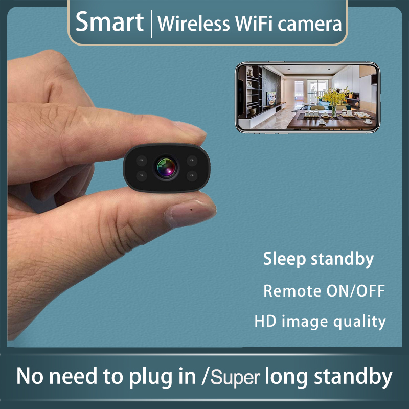 Home Security Blink - Mini draadloze WiFi-beveiligingscamera voor thuis, externe