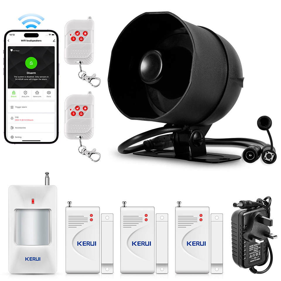 Home Zone Security App - KERUI WIFI Alarmsysteem Sirene Tuya Smart