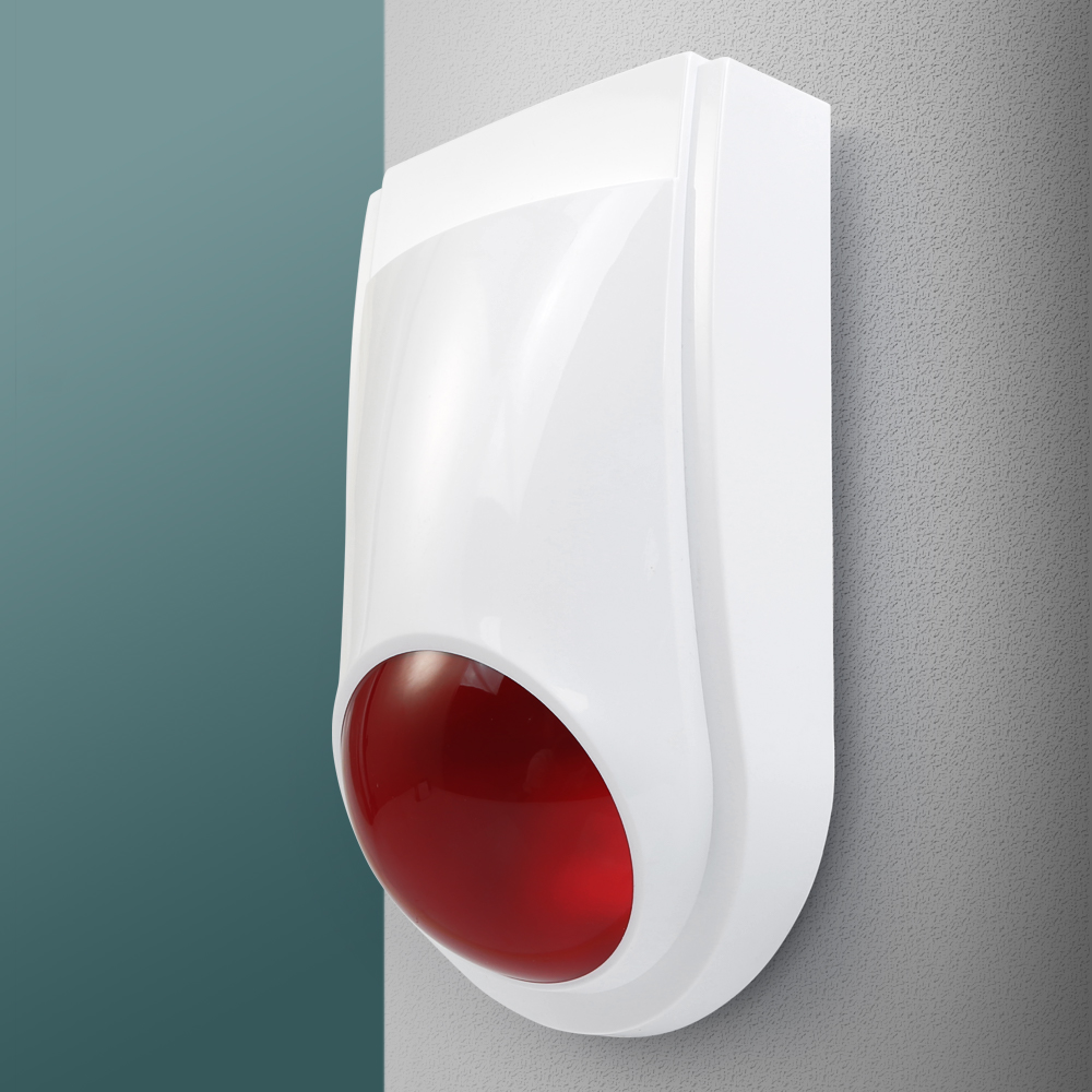 Alarm Siren Outdoor - Draadloze flitssirene E6 buiten en binnen