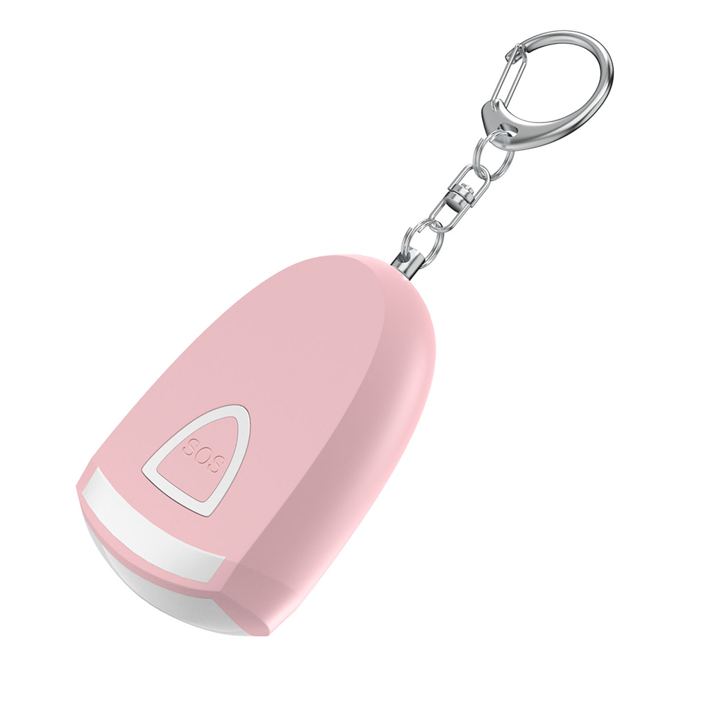 Alarm Siren Outdoor - Persoonlijke alarm-sleutelhanger Oplaadbaar met licht Zelfverdediging