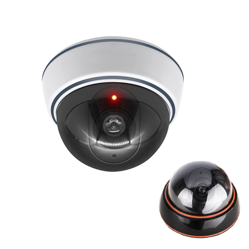 Home Security Upgrades - Creatieve Zwart/Wit Fake Dome Camera Simulatie