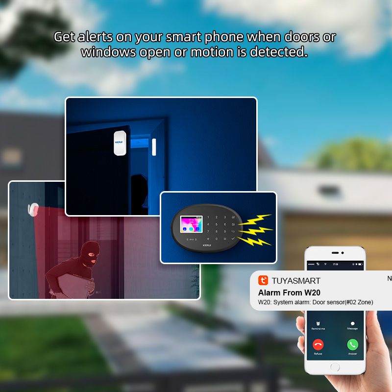 KERUI WiFi + 4G/2G Alarmsystee - Home Zone Security App recensie en prijs