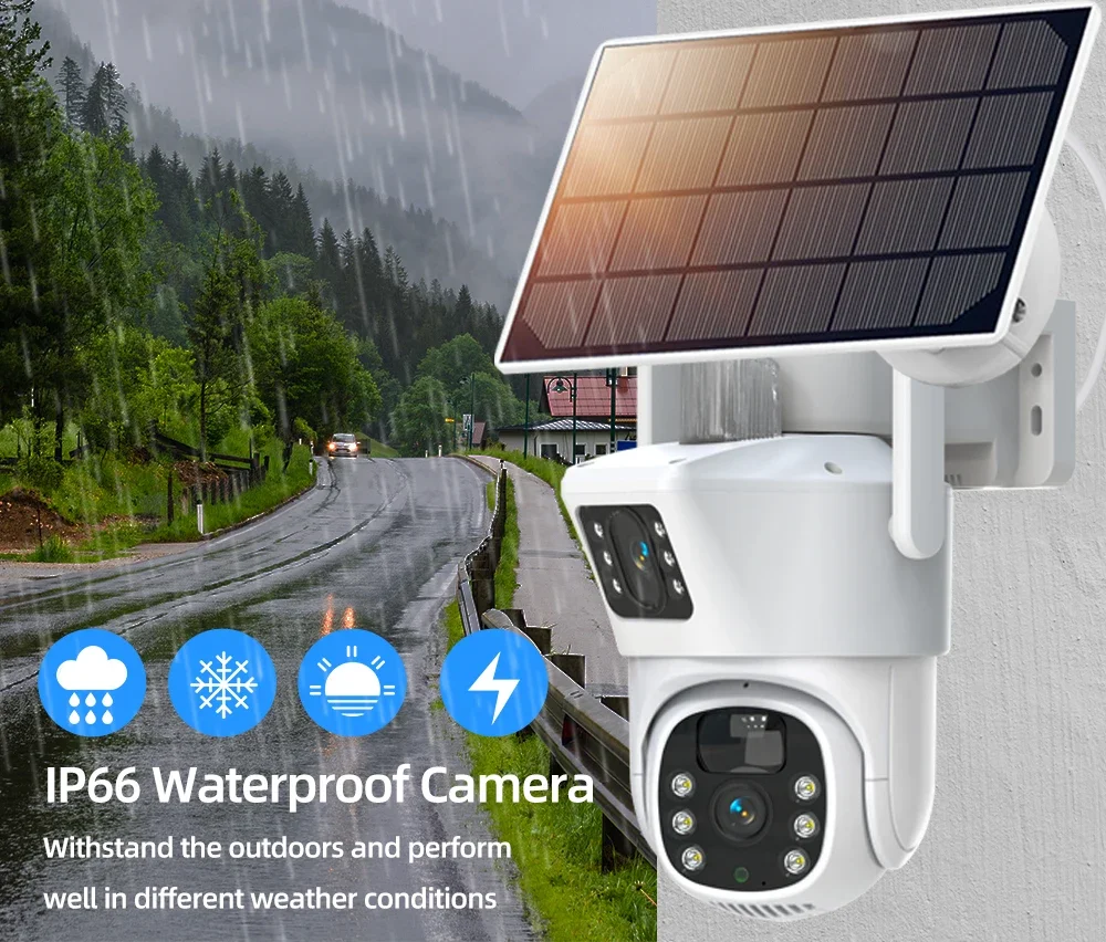 4K 8mp Dual Lens Wifi Solar Cc - Home Security Wifi Camera recensie en prijs