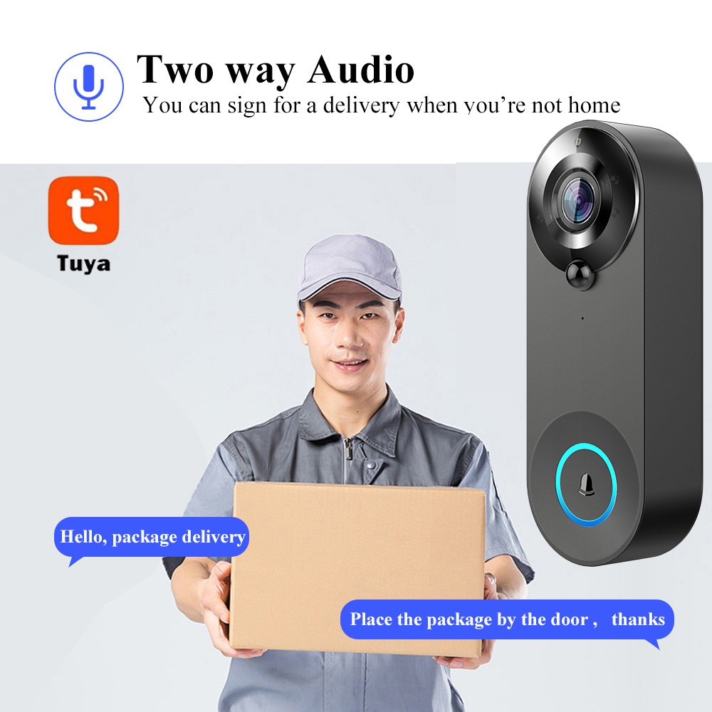 Tuya 1080P Draadloze WIFI Deur - Home Security Blink recensie en prijs
