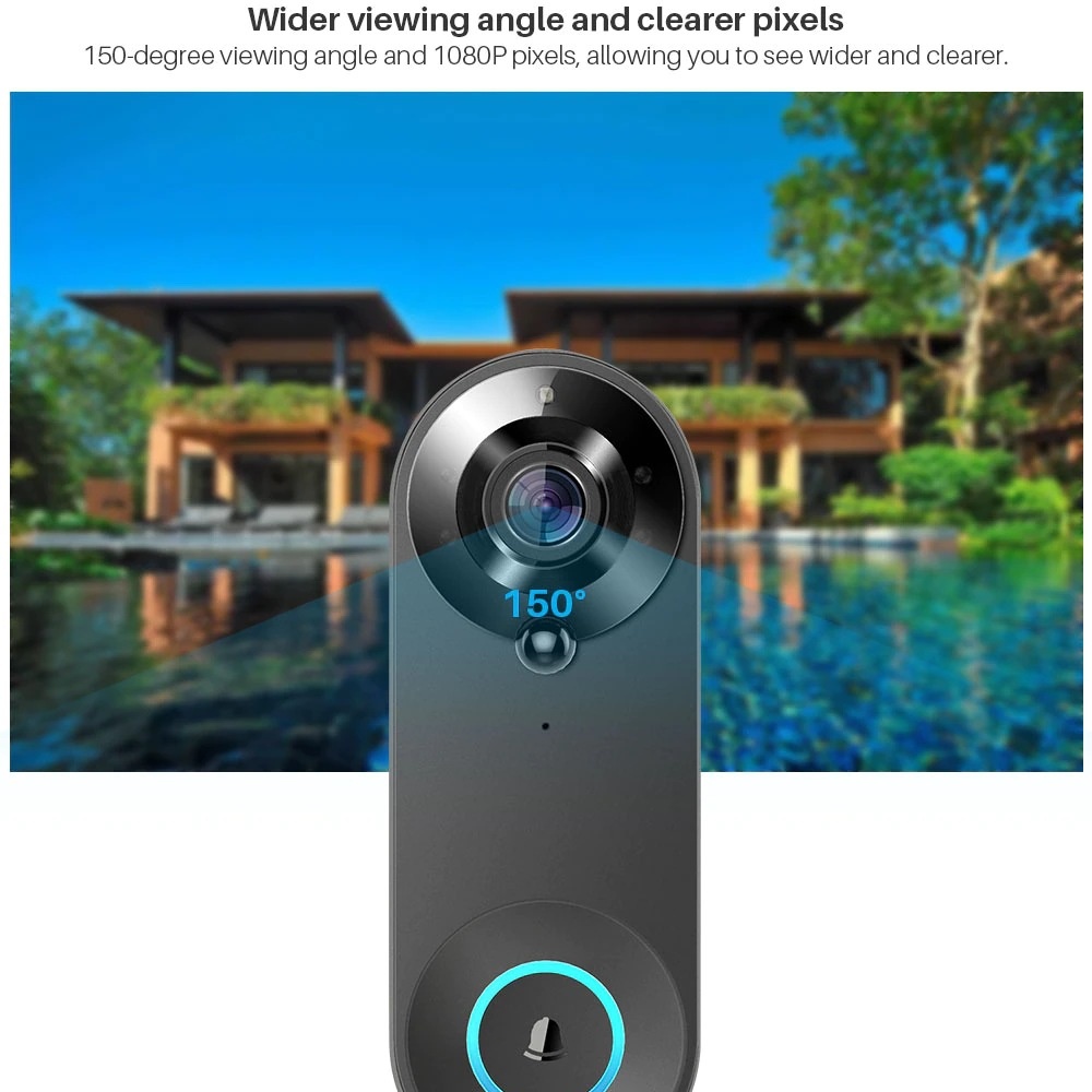 Tuya 1080P Draadloze WIFI Deur - Home Security Blink recensie en prijs