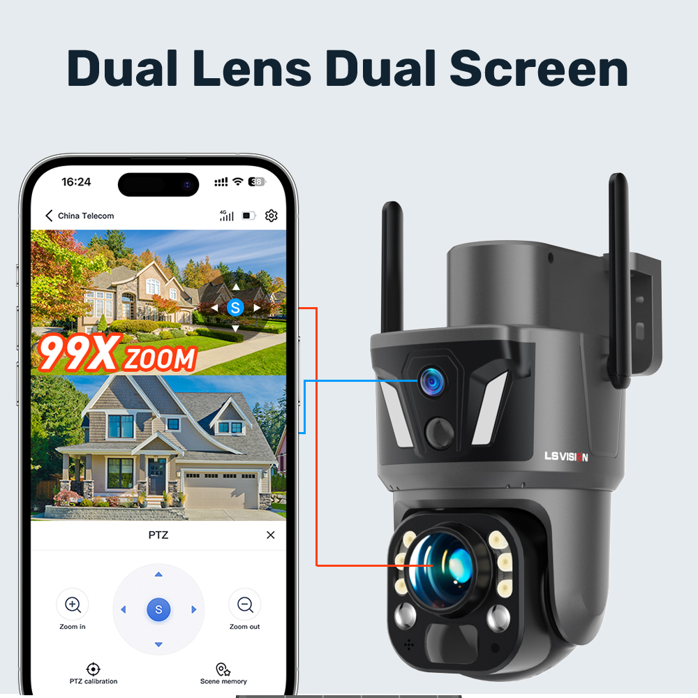 LS VISION 4K 8MP Buitencamera' - Home Security Wifi Camera recensie en prijs