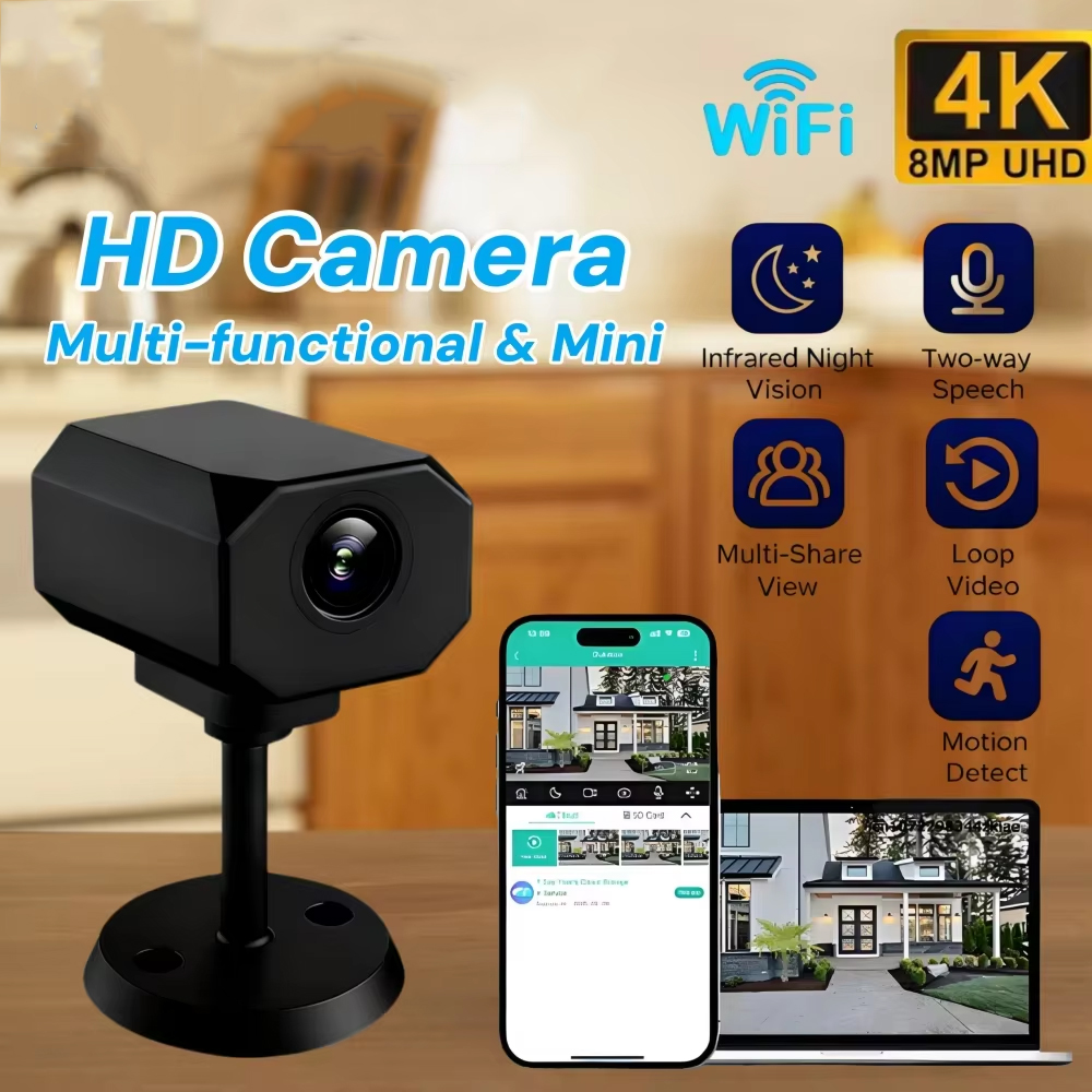 4K HD WiFi-beveiligingscamera  - Home Security Wifi Camera recensie en prijs