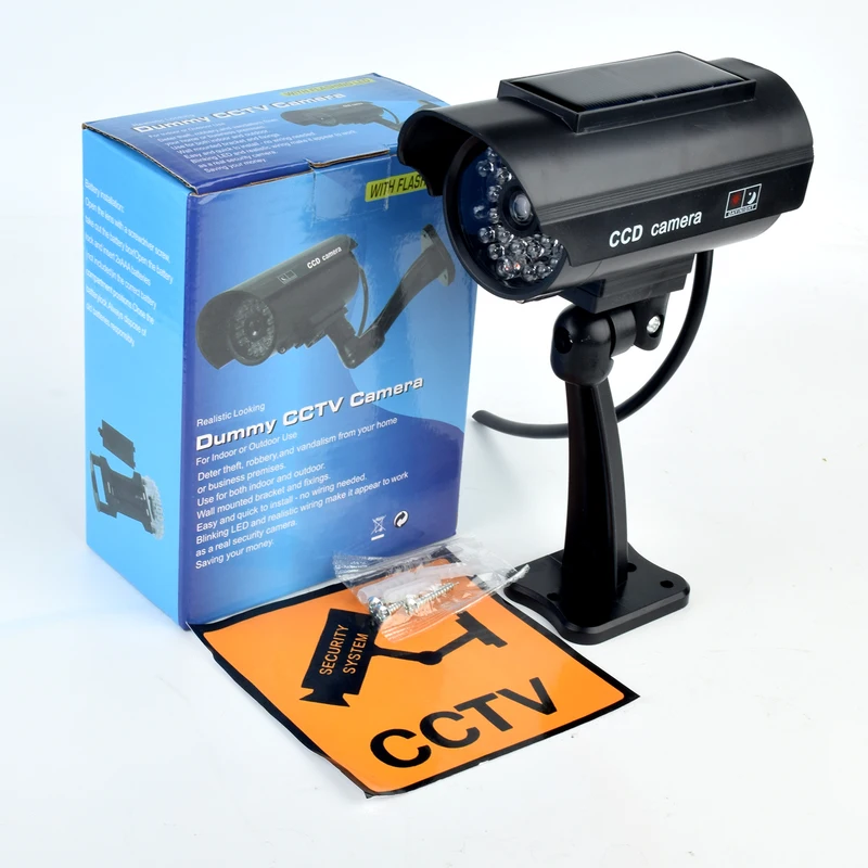 Op zonne-energie werkende nep- - Fake Camera Dummy recensie en prijs