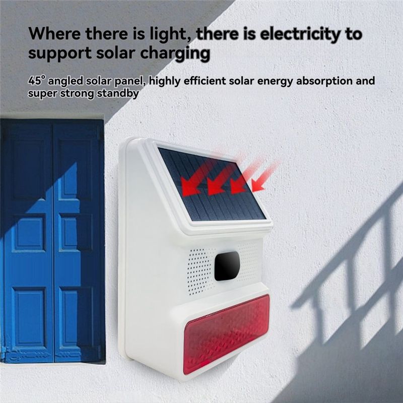 Draadloze sirene met zonne-ene - Alarm Siren Outdoor recensie en prijs