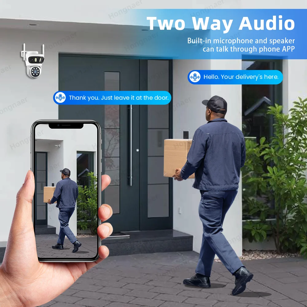 2026 Hongnaer 6MP 4CH 3-lens 2 - Home Security Wifi Camera recensie en prijs
