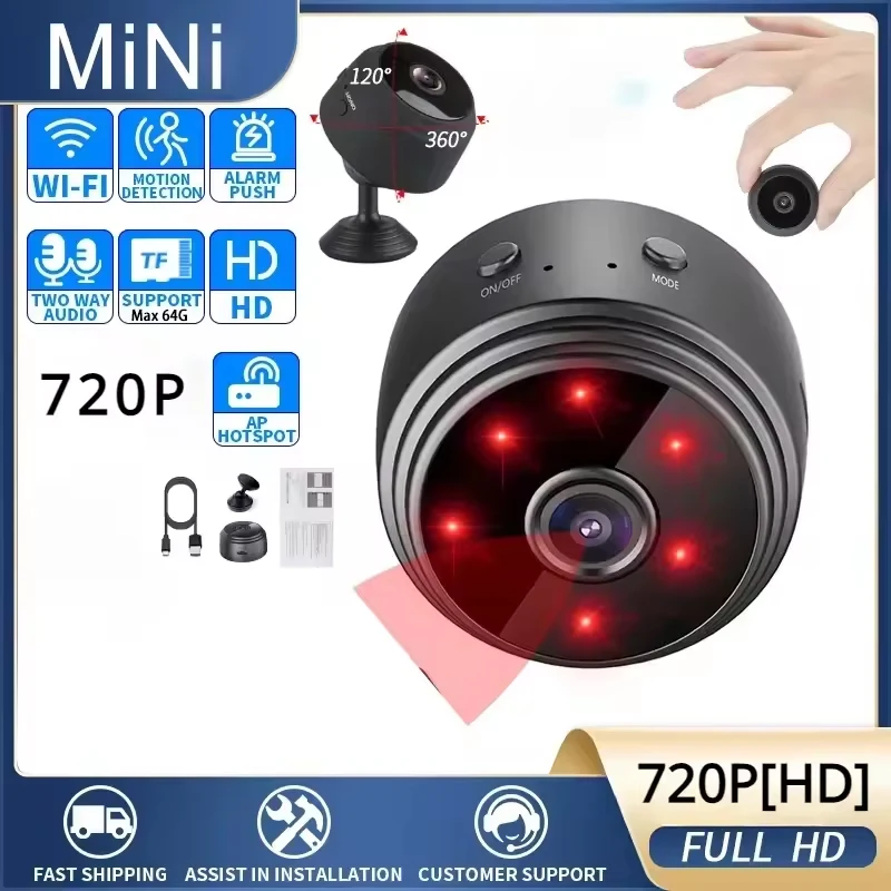 Draadloze WiFi-camera A9 Mini  - Home Security Blink recensie en prijs