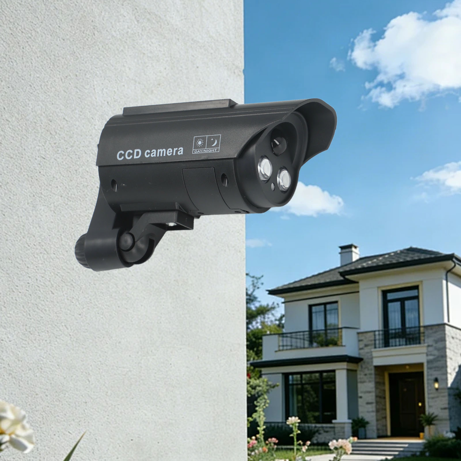 Buitenlamp op zonne-energie me - Fake Camera Dummy recensie en prijs