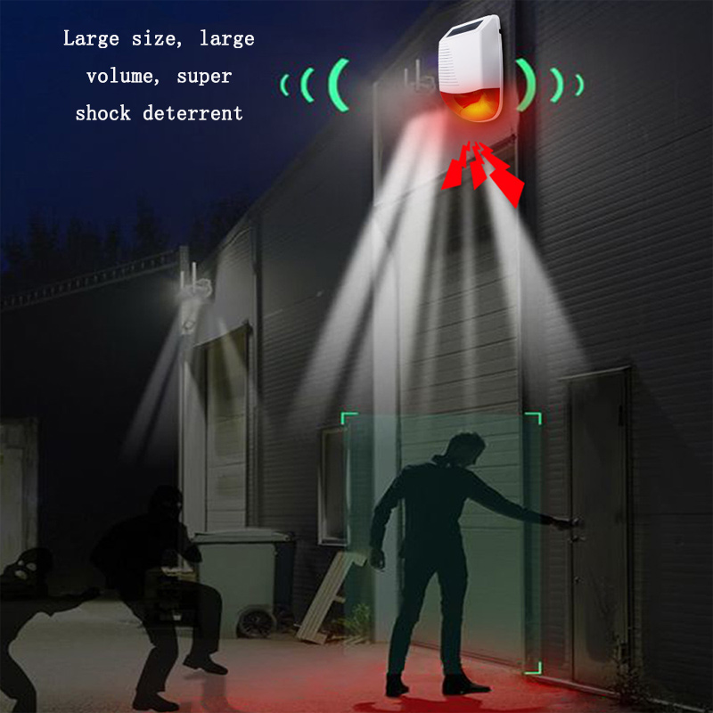 Buiten 433MHz draadloos waterd - Alarm Siren Outdoor recensie en prijs