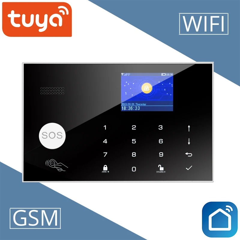 W7B Draadloos bedraad alarmsys - Home Zone Security App recensie en prijs
