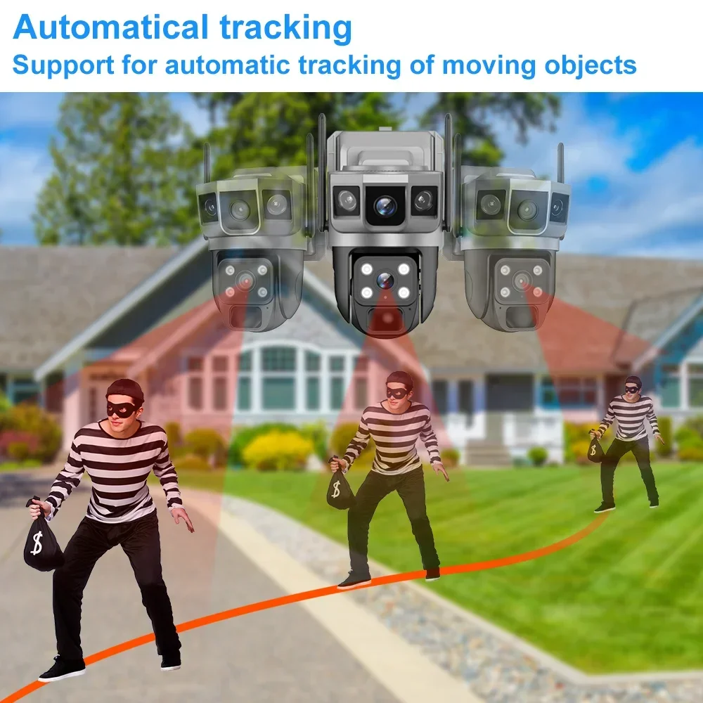 V380 4K 3 Schermen 4G Camera Z - Home Security Upgrades recensie en prijs
