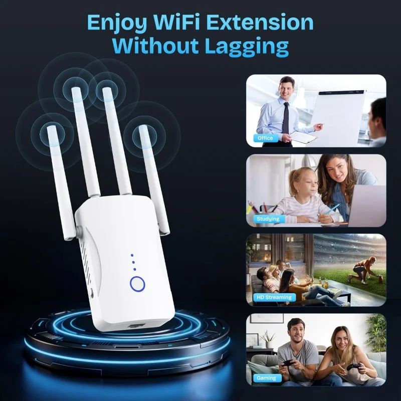 1200Mbps Dual Band WiFi Repeat - Home Security Network recensie en prijs