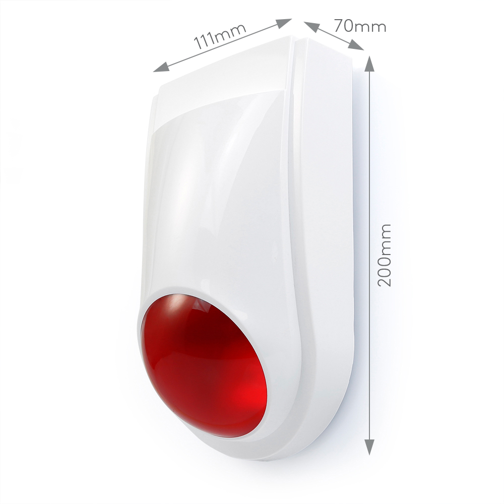 Draadloze flitssirene E6 buite - Alarm Siren Outdoor recensie en prijs