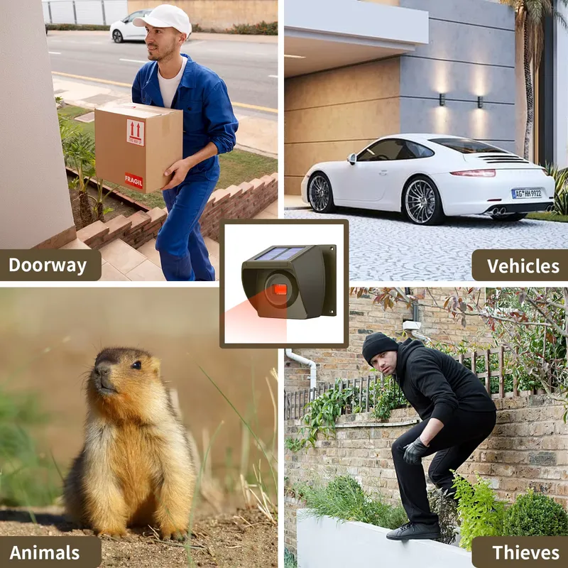 Draadloos opritalarmsysteem op - Home Security Systems Wireless recensie en prijs