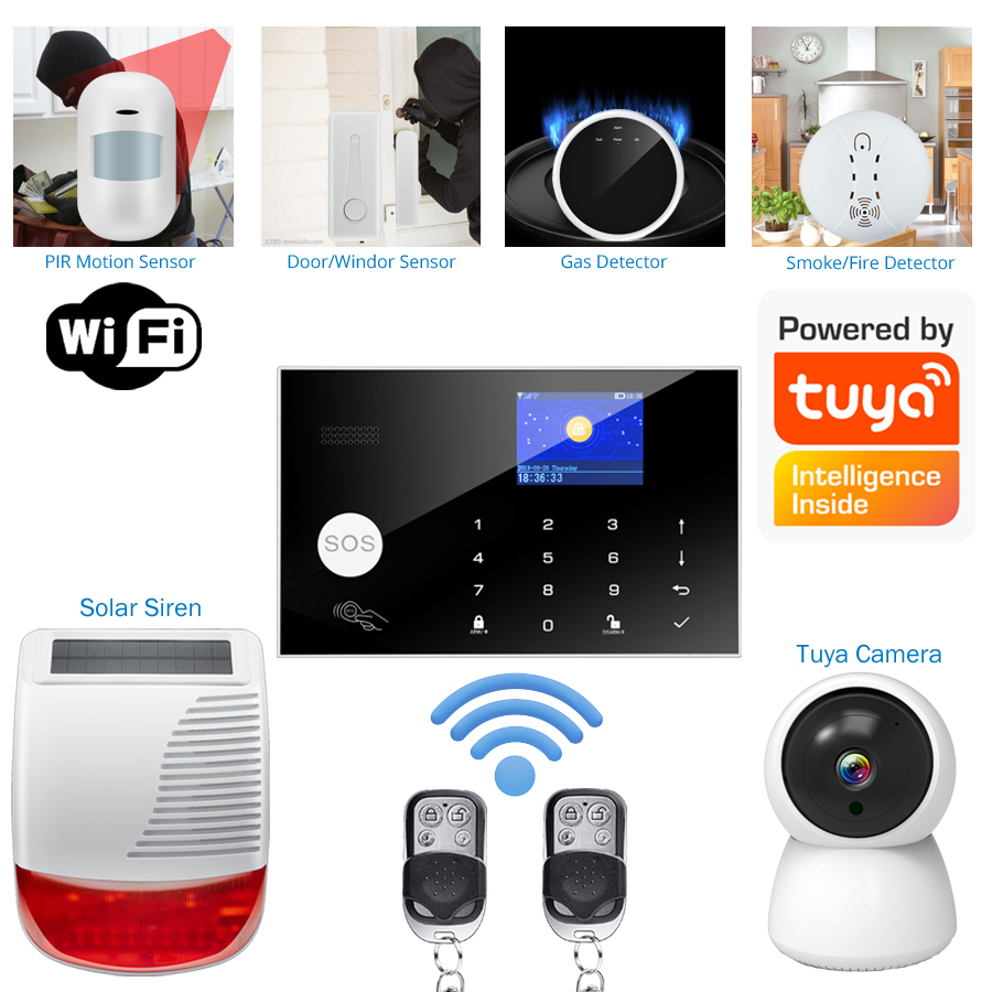 Smart Life Alarmsysteem voor t - Home Zone Security App recensie en prijs