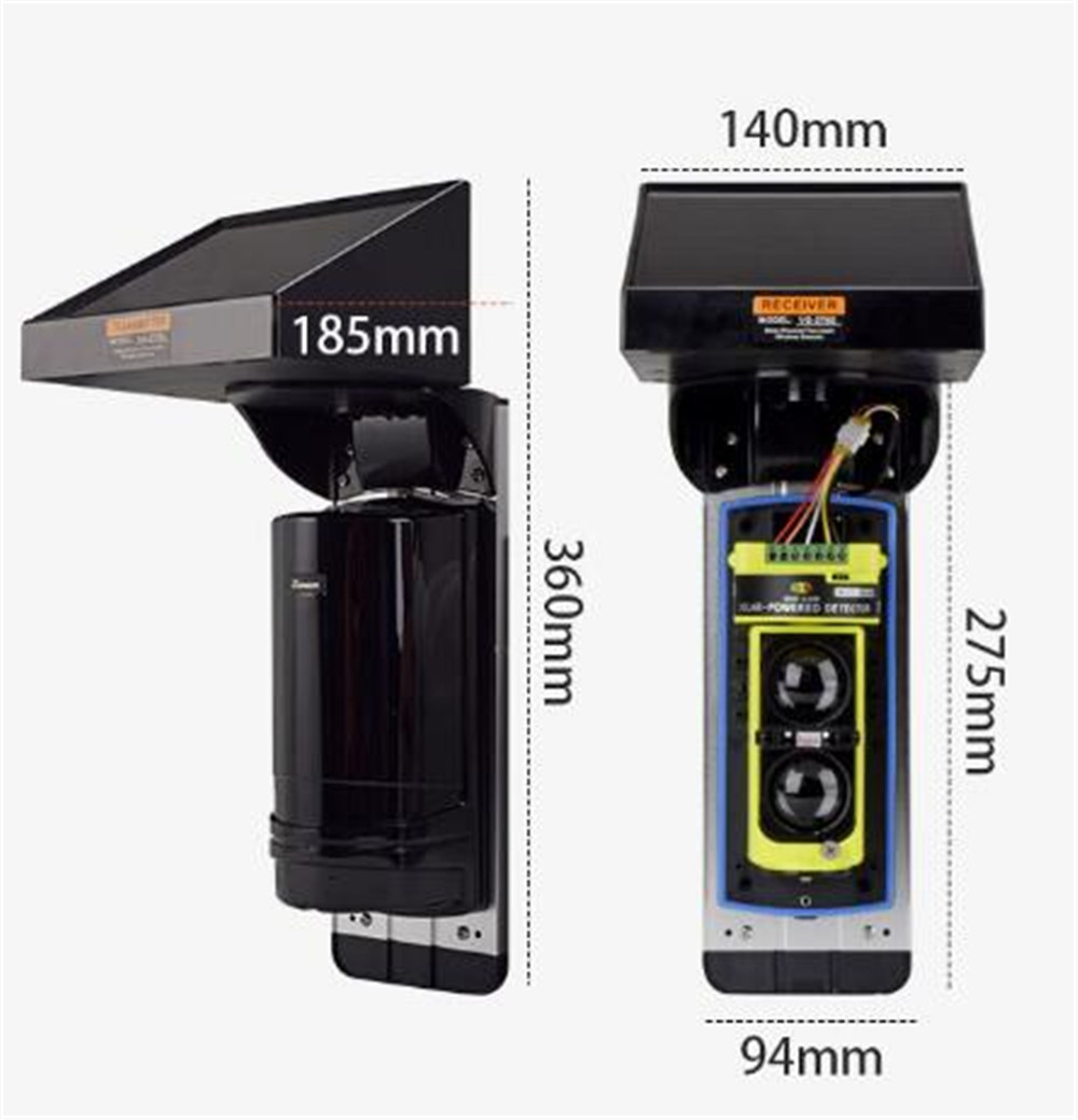 433mhz draadloze, op zonne-ene - Home Security Systems Wireless recensie en prijs