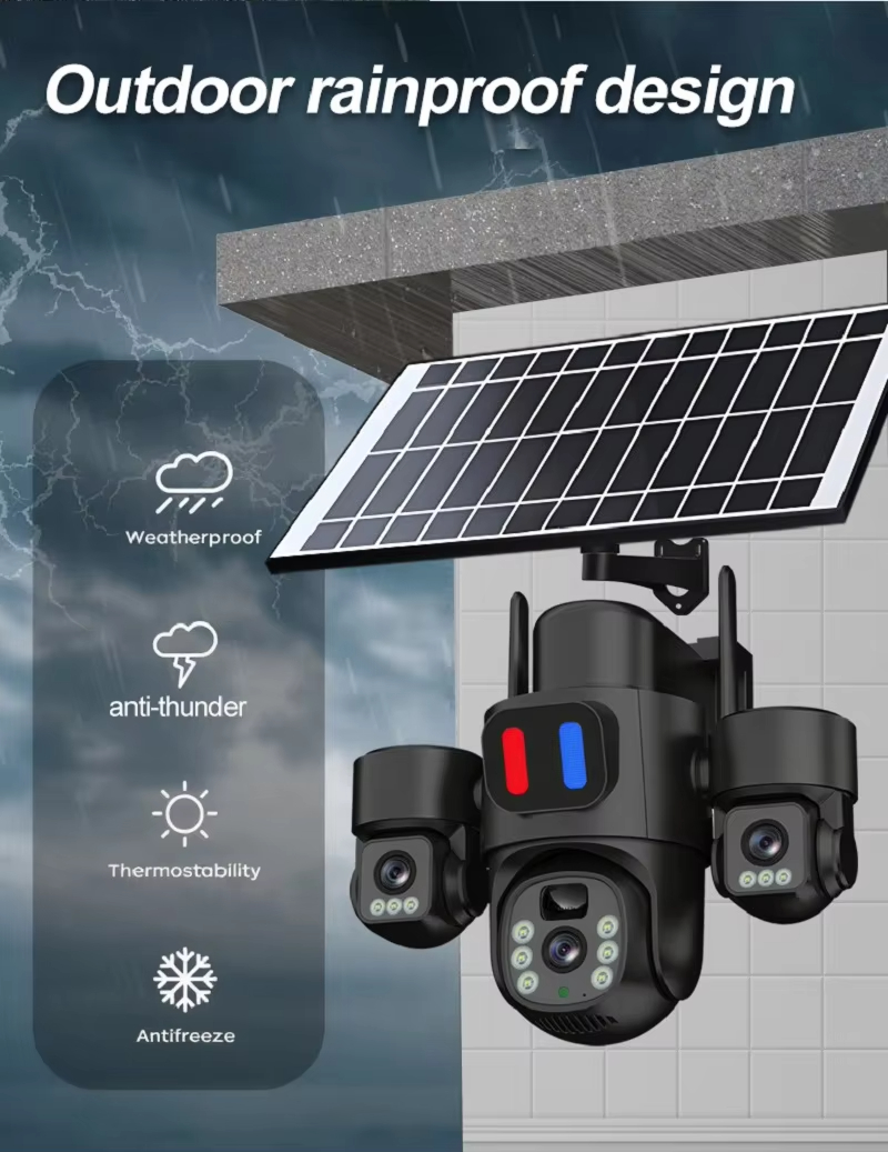 WIFI Solar PTZ-camera Buiten 1 - Home Security Wifi Camera recensie en prijs
