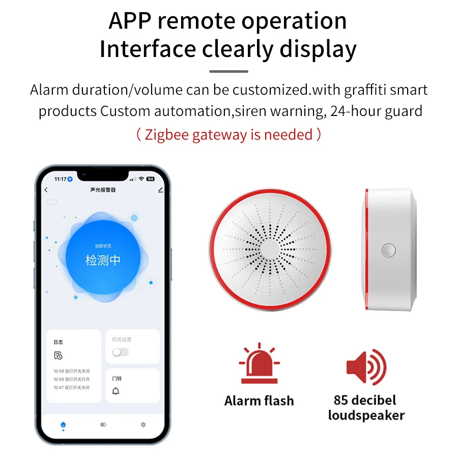 Tuya WiFi ZigBee Alarmsirene S - Home Security Blink recensie en prijs